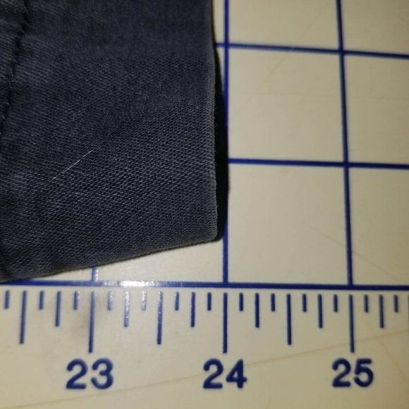 VTG 90s Outlaw Womens Black Capri Denim Stretch Jeans Size 7 - Picture 9 of 9